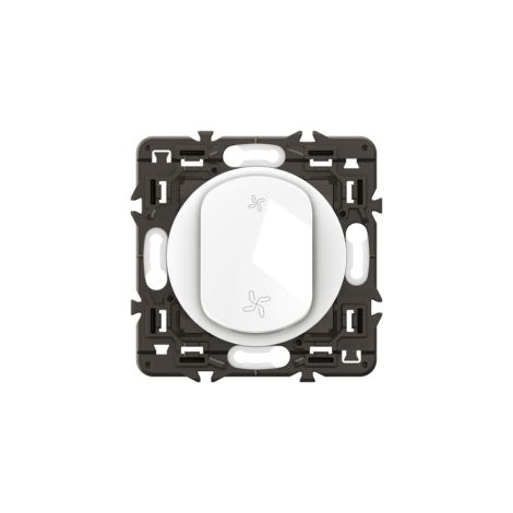 Legrand - Cu00e9liane 2024 - Interrupteur 2 vitesses VMC complet - Blanc - SANS PLAQUE - 1 poste - Ru00e9f : 080251 + CB6001 + CM0001 (1/5)
