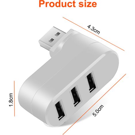 Un hub USB 3.0 prêt à l'emploi, le compagnon de voyage idéal, offrant une expérience de transfert de données inégalée. (1/4)