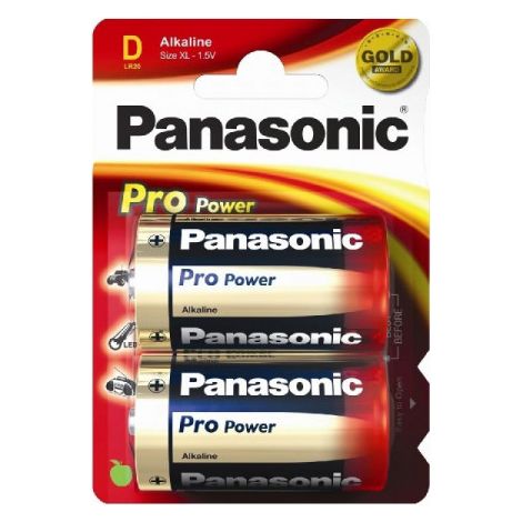 Alkaline-Batterie 2 Stück im Blister PANASONIC R20L (1/2)