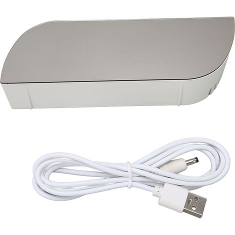 Miroir réveil LED numérique multifonctionnel pour chambre, table de chevet, bureau (1/5)