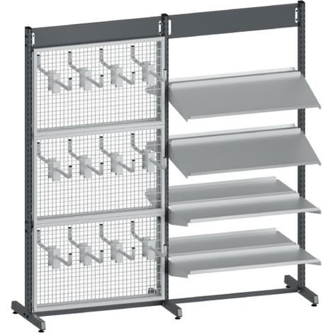 PROVOST - Kit Kombineo - Structure de stockage métallique double face gris anthracite