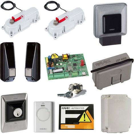 FAAC POWER KIT 106746445 770n 230v 2 motori Automazione Cancello Ante Battenti Interrato (1/2)