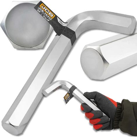 Chiave a brugola JCB esagonale CRV 23 mm a 6 punte tipo L