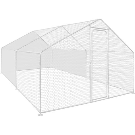 Idmarket – Bâches waterproof blanches 150 gr pour enclos poulaillers – Lot de 3 bâches – Résistantes aux UV et waterproof – Dimensions adaptées 6m² à 24m²