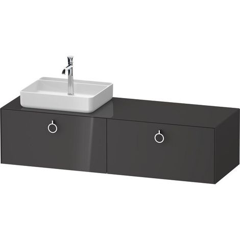 DURAVIT WT4890LH1H10010 Console-WTU wh White Tulip 550x1600x