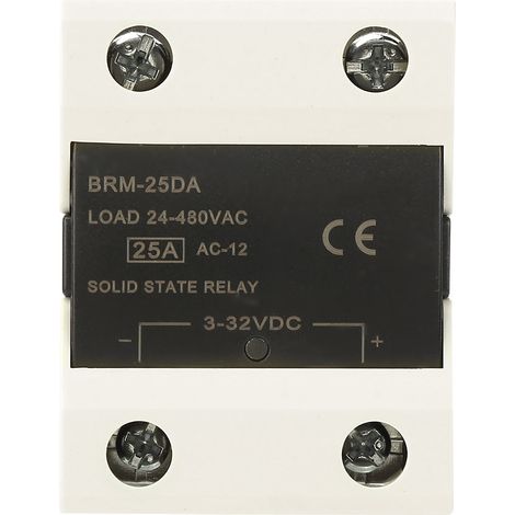 Digitaler PID-Temperaturregler AC 110-240 V, Komplettset mit Thermoelement-Sonde Typ K M6 1 m und 25-A-SSR-Relais, Bereich 0-400 °C (1/5)