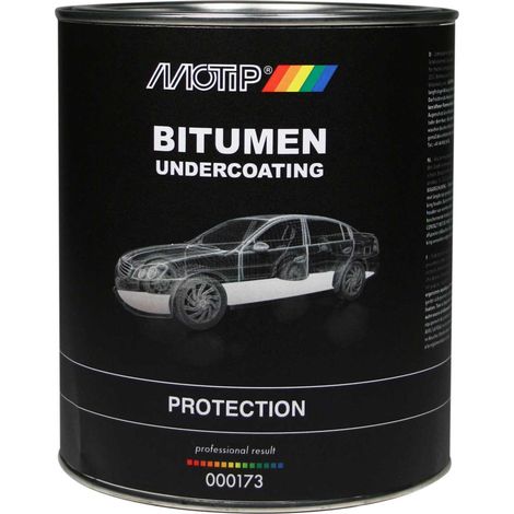 MoTip Unterbodenschutz Bitumen Schwarz Pinseldose Kfz 2500ml