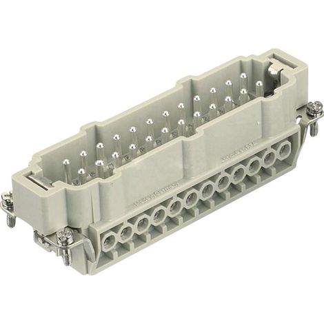 Insert mâle HARTING 09330242601 Han® E 24 + PE raccord à vis 1 pc(s) D19103 (1/2)