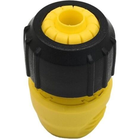 2.645-191.0 Garden hose connector 6.5 x 3.3 x 4.5 cm, for Karcher garden hose quick connector, black and yellow (black yellow (black yellow (1 piece) (1/3)