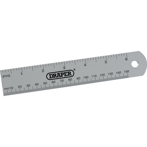 Draper 152mm (6-inch) Aluminum Ruler (Model 52396) (1/5)