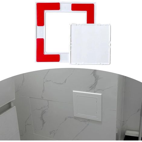 Cache-tuyau amovible pour salle de bain petite porte d'accès en (1/5)