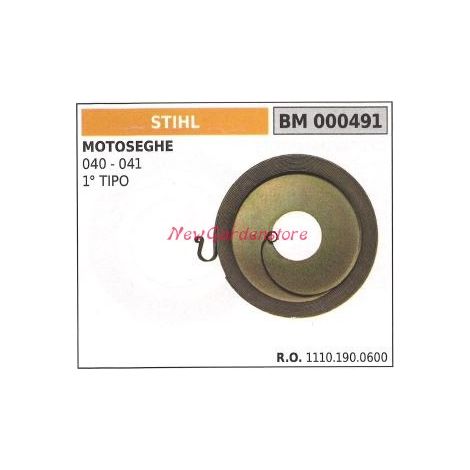 Resorte De Retroceso Para Stihl 040 041 AV - Muelle Arranque - Sägenspezi - Nuevo
