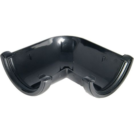 FloPlast Half Round Cast Iron Effect 90° Gutter Angle (1/2)