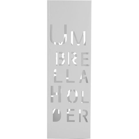 Support de rangement pour parapluies en fer blanc ajouré (1/5)
