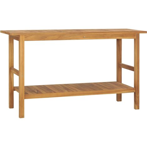 Mobile da bagno in legno 132 x 45 x 75 cm teak massello 020006855
