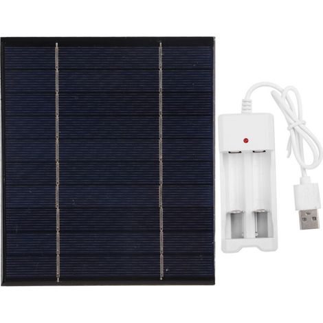 Panneau solaire portable 5V 2.5W avec port USB pour charge téléphone et batterie externe (1/5)