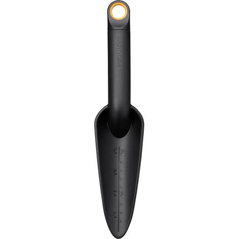 FISKARS SOLID Pala de jardín pequeña y estrecha con cinta métrica para plantar plantas (1/3)