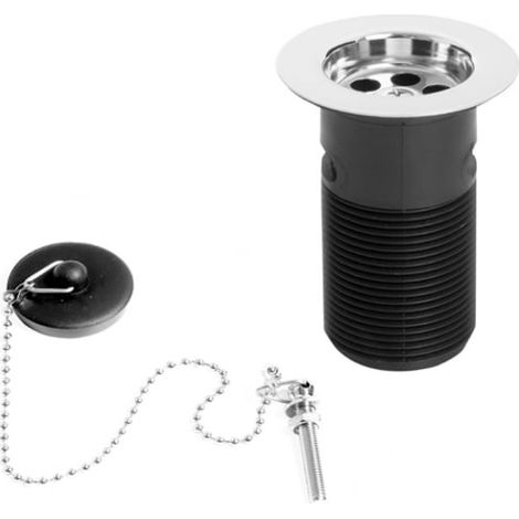Bristan W BASIN03 C Economy Basin Waste with ABS Plug Slotted C (1/2)