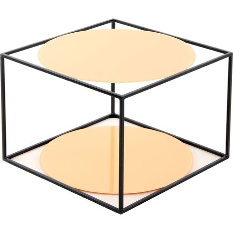 Table basse cody black - Orange, noir