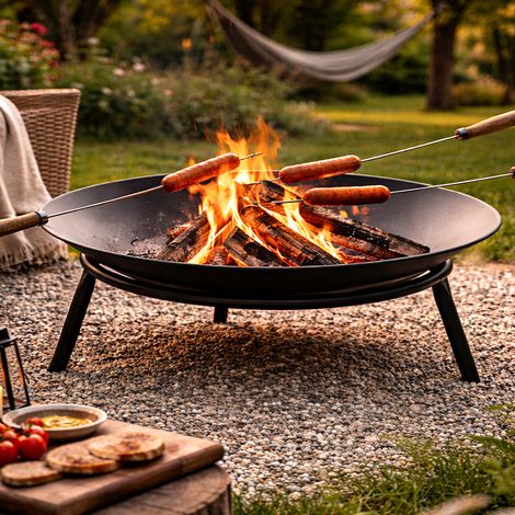 Linder Exclusiv Feuerschale, Feuerkorb, Feuerstelle Garten Ø 50 cm