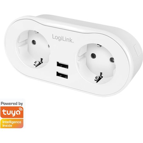 LOGILINK Funksteckdose SH0102, 2-fach, 2x USB, Smart (1/5)