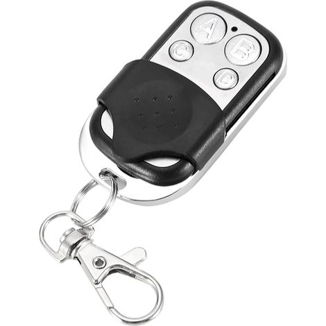 Control remoto universal 4 canales a 433 MHz multifunción de bolsillo con gancho
