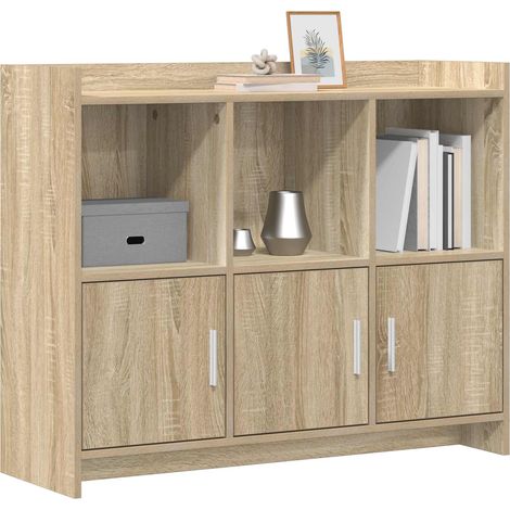 Credenza Madia Buffet Rovere Sonoma 98,5 x 33 x 80 cm Legno ingegnerizzato CDS61211 (1/5)