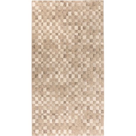 VIVARAISE - Tapis Vivaraise Azul Naturel 80x150 cm - Fibre technique Polypropylène (1/5)