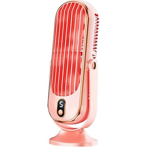 720° drehbarer, blattloser Turmventilator, oszillierender, leiser Ventilator, pink