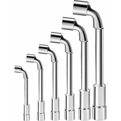 Jeu de clés à pipe  7 - 12 mm  6 pièces
