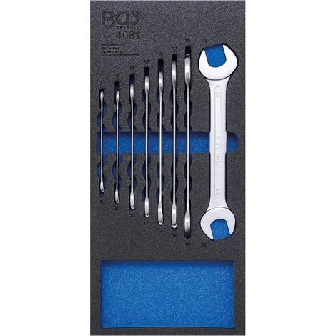 Jeu de 8 Clés Mixtes 6-22 mm - Acier Résistant - Précision et Durabilité, Pro - D-Work (1/5)