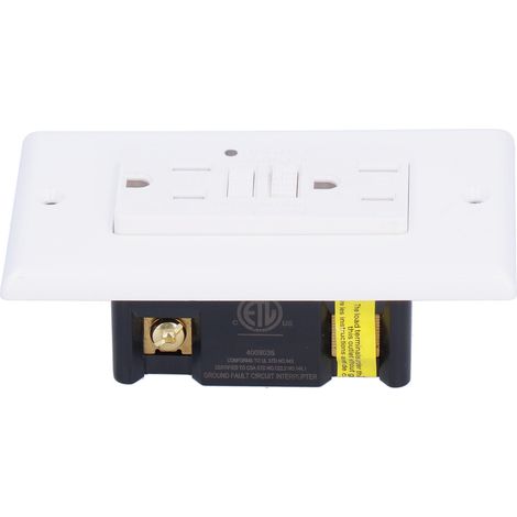 Prise Connectée avec Protection de Fuite GFCI Garde Sortie LED AC120V LD-3008A (1/5)