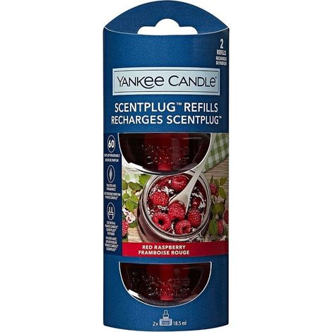 Recambio de vela Yankee Candle para ambientador eléctrico de frambuesa roja
