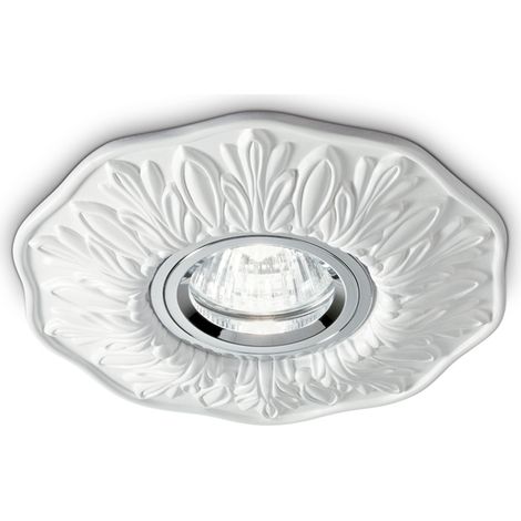 Tecnico Classico Polka Pietra - Cemento - Gesso Bianco 1 Luce Gu10 (1/3)