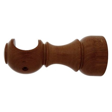 Supporto Legno Liscio Aperto 28x128 mm. Noce