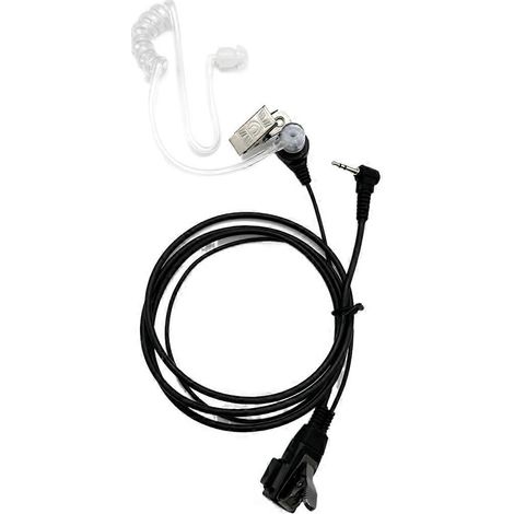 Casque audio VOX Cell à tube acoustique transparent avec prise jack 2,5 mm pour moto et embouts en plastique souple (1/4)