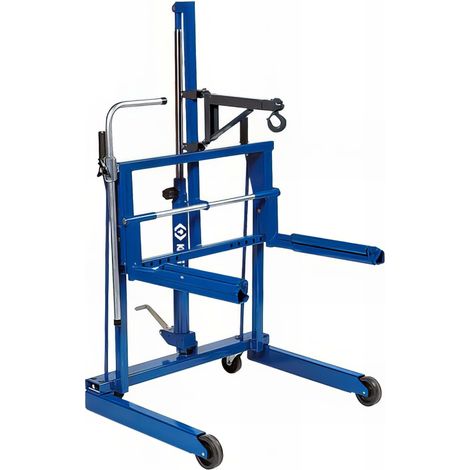 KING TONY - Chariot porte-roues hydraulique pour camionnette, camion et bus 500kg (1/5)