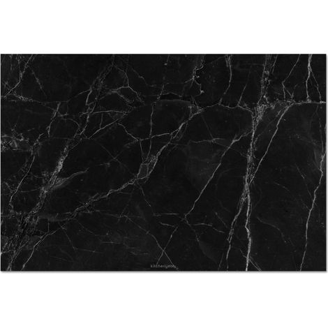 CRÉDENCE DE CUISINE Noir - Marbre 60x40 (1/5)