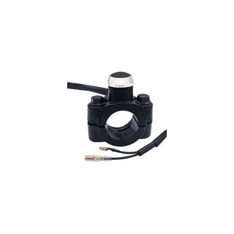 1 Pc 12V Moto Guidon Interrupteur Poussoir Arrêt Moteur Démarrage Kill Switch 22mm (7/8 ") Avec Plaque De Montage Pour VTT, Dirt Pit Bike, Scooter, Quad (1/4)
