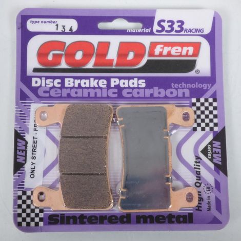 Plaquette de frein Gold Fren pour Moto Harley Davidson 1690 Fls (1/2)
