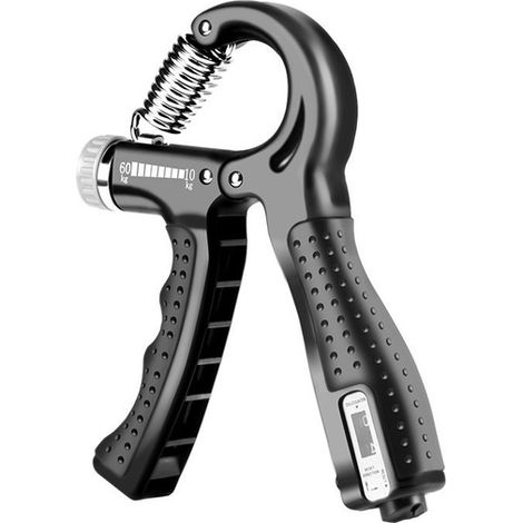Dispositivo regolabile e compatibile per l'allenamento della forza di presa, ideale per potenziare la forza di mani, polsi, braccia e dita attrezzo per il fitness domestico, 1 pezzo. (1/5)