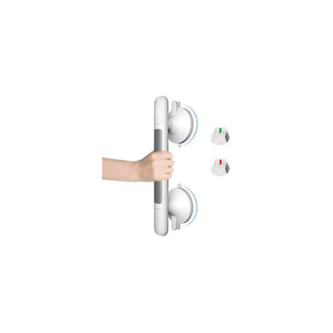 Barres d'appui de douche à ventouses, barres d'appui murales à ventouses, adaptées aux salles de bains/toilettes, protégeant les enfants et les personnes âgées, (1/5)