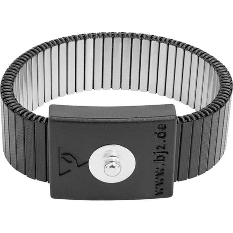 [NEUWERTIG] B-Ware Bjz Armband Esd Band Metallarmband Edelstahl Schwarz A 64106 Reinraumtauglich