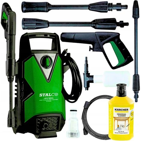 Hidrolimpiadora de alta presión de 180 BAR Stalco Karcher PRO, con sistema de succión potente y líquido (1/5)