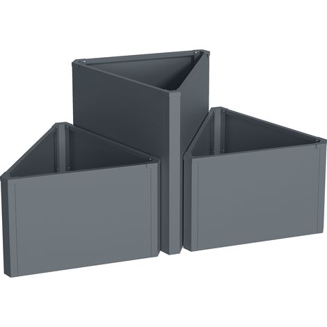 Westmann Trio Jardinière métal sans fond Set de 3 (1/5)