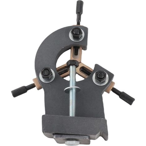 Support fixe pour tour à bois, couleur grise, en métal, pour mini-tour 0618 CJ18 CJ0618A 7x12 7x14 0618‑3B (1/4)