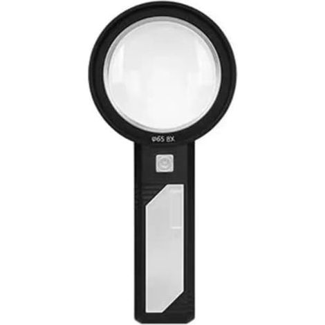 Loupe 5X rotative avec éclairage LED pour la lecture, la bijouterie et l'inspection, noire (1/5)