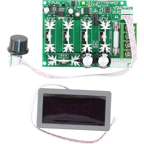 Régulateur de vitesse moteur DC CCM6DS-D Variateur PWM haute puissance 12-80V 30A avec écran numérique et contrôle analogique (1/4)