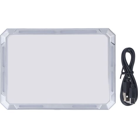 Projecteur LED rechargeable 4000 mAh IP44 USB C portable étanche (1/5)