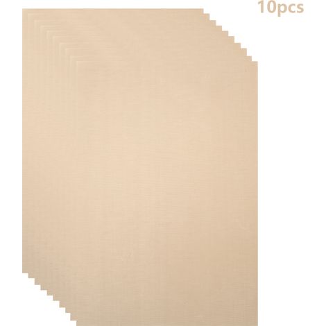 Tapis De Cuisson Antiadhésif - Résistant À La Chaleur Jusqu'à 260°C - Pour Four Et Barbecue - Lot De 10 Pièces (1/5)